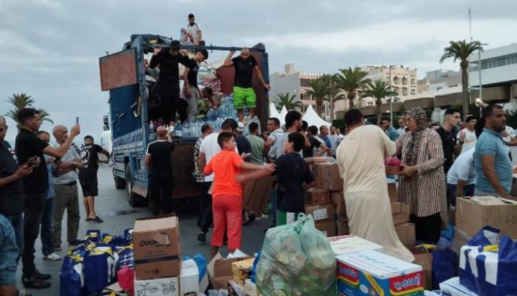 الإعانات الموجهة لضحايا الزلزال